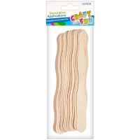 2. Craft With Fun Ozdoba Dekoracyjna Patyczki Drewniane Fale 402513